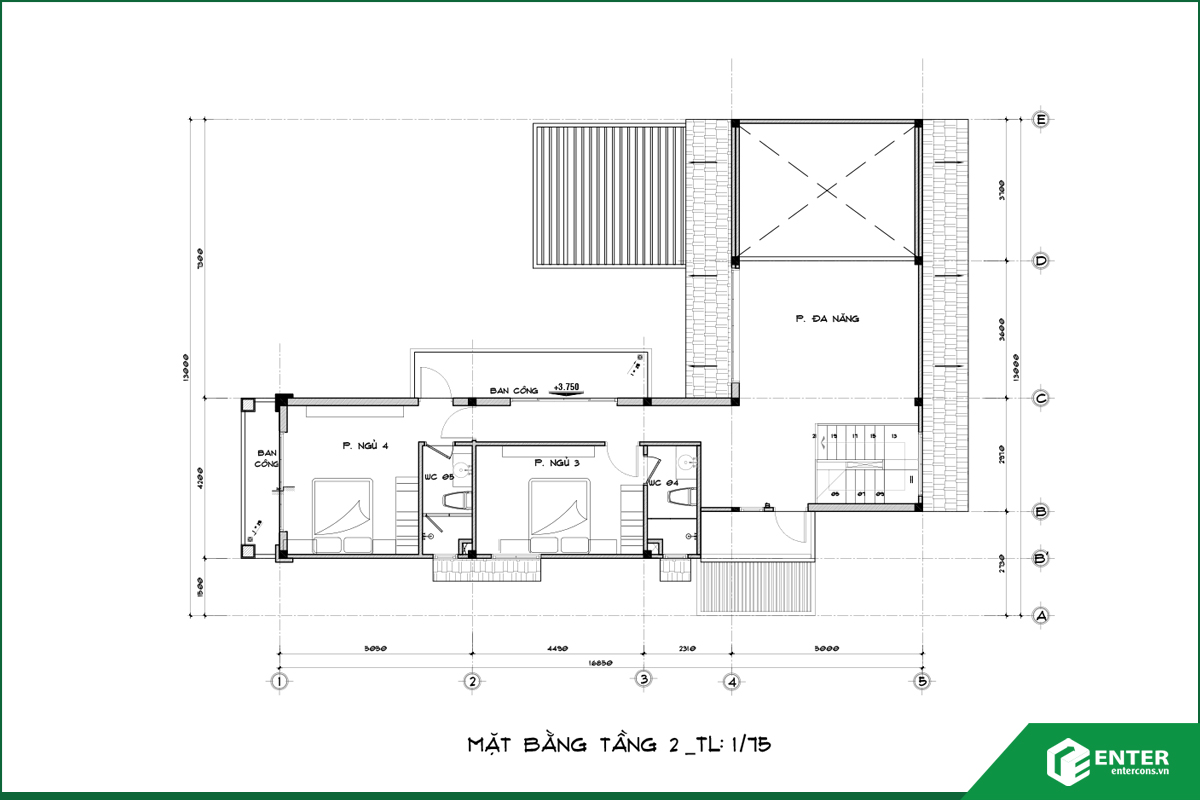 Bản vẽ tầng 2