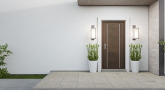 Bài trí cửa chính đón tài lộc